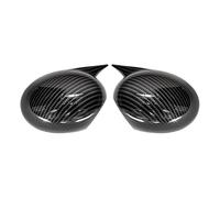 Carcasas espejo retrovisor Para BMW Para Cooper R55 R56 R57 R58 R59 R60 R61 | Tapa cubierta espejo estilo fibra carbono juego 2 uds. carcasa espejo retrovisor