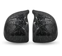 Carcasas Espejo Retrovisor Para BMW X3 G01 IX3 X4 G02 X5 G05 X6 G06 X7 G07 2 Cubiertas Laterales Traseras Con Patrón Carbono Negro Brillante(C)
