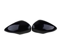 Carcasas Espejo retrovisor para Ford Fiesta 2008-2017 Izquierda/Derecha Negro Brillante Espejo Retrovisor Cubierta Repuesto Tapas Carcasa Carcasa Espejo Retrovisor Lateral(1 Pair)
