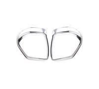 Carcasas Espejo Retrovisor Para Hyundai Para Tucson NX4 2021-2024 Híbrido Para N Line Espejo Retrovisor Coche Ceja Lluvia Prueba Espejos Resistente Cejas(Plata)