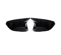 Carcasas Espejo Retrovisor Para Infiniti Para QX30 Para Q50 Para Q60 Para Q70 2014-2021 1 Par Cubiertas Espejo Retrovisor Con Patrón(Glossy Black)