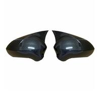 Carcasas Espejo Retrovisor Para Seat, Para León, Para Ibiza Para Exeo (2008-2017) Tapas De Espejo Retrovisor Lateral Con Aspecto De Carbono Negro Cubiertas Espejos(Carbon Look-Add on)