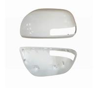 Carcasas Espejo Retrovisor Para Toyota Para RAV4 Para III 2008-2012 Auto Espejo Lateral Piezas Cubierta Marco Tapa Soporte Retrovisor Reemplazo Carcasa Cubiertas Espejos(White Left with hole)