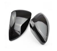Carcasas Espejo Retrovisor Para VW Para GOLF 7 Para MK7 Para GTI R Para GTE Cubierta Espejo Retrovisor Cubiertas Caja Visión Trasera Ala Lateral(Bright black)