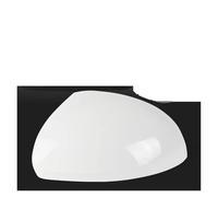 Carcasas espejo retrovisor Para VW Para Tiguan 2010-2016 Reemplazo 5N0857537 5N0857538 Tapa De La Cubierta Espejo Retrovisor Coche(White Left)