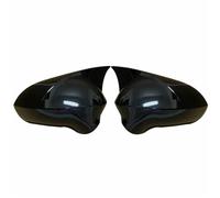 Carcasas Espejo Retrovisore Para Seat, Para León, Para Ibiza Para Exeo (2008-2017) Tapas De Espejo Retrovisor Lateral Con Aspecto Carbono Negro(Gloss Black-Add on)