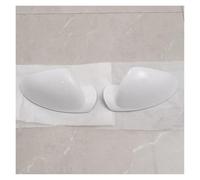 Carcasas Espejo Tapa Cubierta Espejo Retrovisor Puerta Carcasa Espejo Lateral Compatible para Opel para Insignia para Vauxhall 2008-2017 Negro Brillante Cubierta Retrovisor(White 1 Pair)