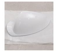Carcasas Espejo Tapa Cubierta Espejo Retrovisor Puerta Carcasa Espejo Lateral Compatible para Opel para Insignia para Vauxhall 2008-2017 Negro Brillante Cubierta Retrovisor(Izquierda Blanca)