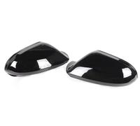 Carcasas Espejos Retrovisores Para A6 Para S6 Para RS6 Para C7 Para C7.5 2011-2018 Cubiertas Espejo Reemplazo Fibra Carbono Negro Brillante Tapas Espejos(Glossy Black)