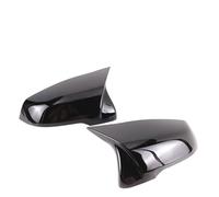 Carcasas Espejos Retrovisores para BMW 1 2 Series F44 F40 Z4 G29 X1 para F48 F49 X2 F39 Fibra Carbono Real Estilo M Cubierta Espejo Lateral Tapa Embellecedora Carcasa Repuesto (Color : Negro)