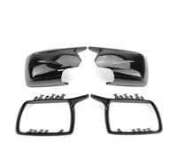 Carcasas Espejos Retrovisores para BMW X3 X 3 E83 2003-2010 M Look Cubiertas Espejo Repuesto Cubierta Caja De Espejo Retrovisor Negro Brillante con Herramienta