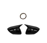 Carcasas Espejos Retrovisores Para Clio 4 Mk4 Para Zoe Para Captur 12-19 Cubiertas Para Espejo Retrovisor Lateral Coche Color Negro Brillante/aspecto Carbono(Bright Black)