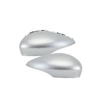 Carcasas Espejos Retrovisores Para Ford Para Fiesta 2008-2017 Piezas Exteriores De Automóvil Reemplazo De Tapas De Espejo Retrovisor Lateral(Pair Sliver)