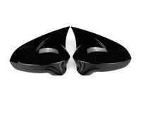 Carcasas Espejos Retrovisores Para SEAT Para Ibiza Para 6J 2008-2017 Tapas Para Espejos Retrovisores Con Apariencia Fibra Carbono En Color Negro Brillante Cubierta Retrovisor Puerta(Glossy Black)