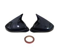 Carcasas Espejos Retrovisores Para Seat Para Leon MK4 Para Cupra 2020-2025 FR ST Par De Tapas Para Espejos Laterales De Ala(Carbon Look-Add on)
