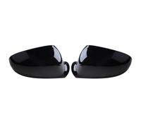 Carcasas Espejos Retrovisores Para VW Para Golf Para Rabbit Para Jetta Para MK5 Para GTI Para Passat Para 3BG Para B6 Tapa Cubierta Espejo Retrovisor Lateral Tapas Espejos(Glossy Black)