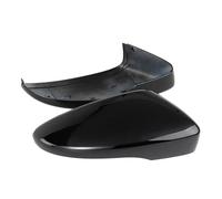 Carcasas Espejos Retrovisores Para VW Para Passat Para B7 Para CC Para Para Jetta 1 Par Cubiertas Espejo Retrovisor Lateral 3C8857537 3C8857538 Tapas Espejos(Glossy Black)