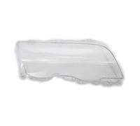 Carcasas Faros 1 Par Cubiertas Faros Delanteros Coche Serie 3 E46 4 Puertas 1998 1999 2000 Y 2001 Carcasa Brillante Cubiertas Lentes Faros Delanteros Cubierta Faro Lentes(Right)