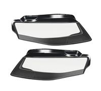 Carcasas Faros Par para A4 A4L B8 2009 2010 2011 2012 Carcasas Faros Delanteros Coche Cubierta Faros Delanteros Carcasa Transparente Pantalla Lámpara Cubierta Faro Lentes(Pair)