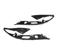 Carcasas para faros de coche 1 Par De Cubiertas Lente Faro Delantero Para Serie 5 Para M5 E60 E61 525i 530i 545i 550i 2003-2010 Carcasa Pantalla Transparente Lentes Faros Cubierta(Headlight Strip)