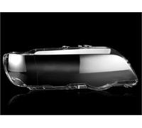 Carcasas para faros de coche Cubierta De Faro Delantero Máscara Transparente Carcasa Lámpara Reemplazo Pantalla Para X5 E53 2000-2003 Cubierta Lente Faro(bien)