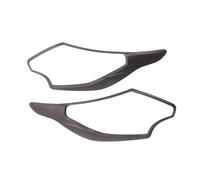 Carcasas para faros de coche Marco De Faro Coche Cubierta Luz Embellecedora Para Mitsubishi Para Triton/L200 2015-2018, Accesorios Negros Lentes Faros Cubierta