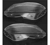 Carcasas para faros de coche Par De Cubiertas Faros Delanteros Para Mercedes Para Benz W204 Clase C C180 C200 C260 2011 2012 2013 Lentes Faros Cubierta
