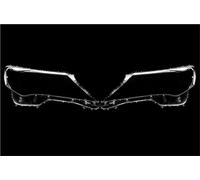 Carcasas para faros de coche Para Toyota Para Rav4 2013 2014 2015 Cubierta De Faros Pantalla Lámpara Carcasa Faro Reemplazo Delanteros Cubierta Lente Faro(A Pair)