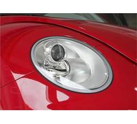 Carcasas para faros de coche Para VW 2004-2012 Cubierta De Faro Delantero Coche Transparente Pantalla Lámpara Carcasa Lente Cristal Cubierta Lente Faro(bien)