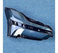 Carcasas para faros de coche Tapas De Luz Cabeza Para Polestar 4 2023 2024 Cubierta Faro Coche Lámpara Cristal Estuche Gafas Máscara Cubierta Lente Faro(bien)