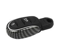 Carcasas para Llaves Funda para Llave de Coche Llavero Compatible con Mini Cooper Después de 2014 Tercera Generación F Serie F54 F55 F56 F57 F60 PJ01 (Carcasas para Llaves Tipo A, Fibra de Carbono)