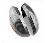 Carcasas Retrovisor Compatible Con VW Para Tiguan 2009 2010 2011 2012 2013 2014 2015 2 Cubiertas ABS Negro Carbono Para Espejo Retrovisor Carcasa Luz Intermitente