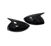 Carcasas Retrovisor Para Dacia Para Sandero 2021 2022 2023 2024 Cubierta De Espejo Lateral Tapa Ala Estuche Visión Trasera Tapa De Ala Exterior(Glossy BLK)