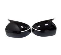 Carcassa specchietto auto Compatible Con Hyundai Para Santa Fe 2024 Pegatina Para Espejo Retrovisor Lateral Tapa Moldura Exterior De La Puerta Trasera(Black)