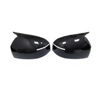 Carcassa specchietto auto Compatible Con Hyundai Para Santa Fe 2024 Pegatina Para Espejo Retrovisor Lateral Tapa Moldura Exterior De La Puerta Trasera(Carbon)