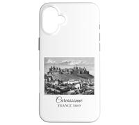 Carcassonne Francia Europa Souvenir Arte Histórico Hombres Mujeres Carcasa para iPhone 16 Plus