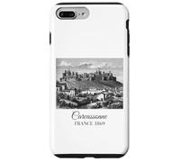 Carcassonne Francia Europa Souvenir Arte Histórico Hombres Mujeres Carcasa para iPhone 7 Plus/8 Plus