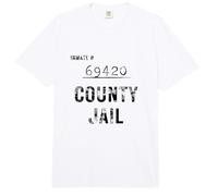 Cárcel del Condado de Orange Halloween | Disfraz de preso fácil 069420 Comfort Colors Adult Heavyweight T-Shirt