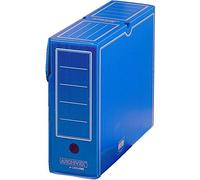 Carchivo - Caja archivo definitivo de polipropileno color azul - 36x26x10cm