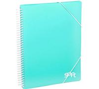 Carchivo - Carpeta 30 fundas espiral serie Soft, color verde menta