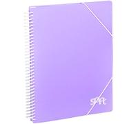 Carchivo - Carpeta 40 fundas espiral serie Soft, color malva, 53264014