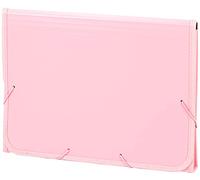 ACORDEON POLIPROPILENO SOFT FOLIO 13 DEPARTAMENTOS RIBETE GOMA ROSA CARCHIVO 19260025 19260025