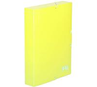 Carchivo - Carpeta archivador de proyectos con lomo de 5cm, serie Soft, color amarillo