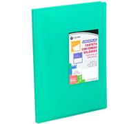 Carchivo - Carpeta Carchiplas Book de 40 fundas, color verde