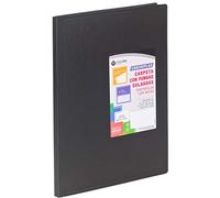 Carchivo -Carpeta Carchiplas Book de 50 fundas, color negro