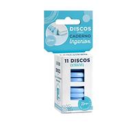 Carchivo, estuche 11 discos para cuaderno ingeniox azul