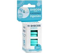Carchivo, estuche 11 discos para cuaderno ingeniox menta único Color