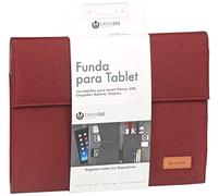 Carchivo - Funda Tablet Cartera Porta Todo Serie Venture, Color Rojo