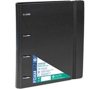 CARCHIVO IDEAS PRACTICAS Carpeblock Foam Style, carpeta archivador con bloc y sobre, color negro, 12407406