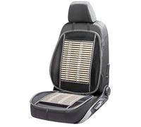 CarComfort funda de asiento de bambú transpirable, funda de asiento de coche con bambú, cubierta de plaza universal en beige/negro